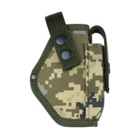 Кобура S&M для ПМ з чохлом під магазин з кріпленням MOLLE синтетична піксель (КС3)