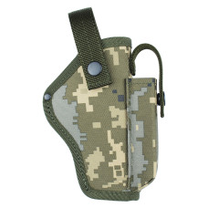 Кобура поясна S&M для Beretta 92 з чохлом під магазин синтетична піксель (КС1)